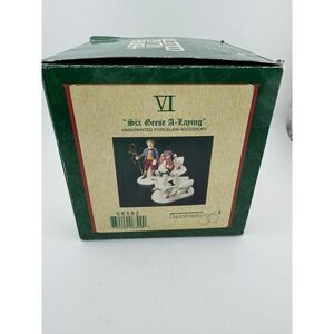 Dept 56 Six Geese A-Laying Dickens Village Heritage Collection 58382